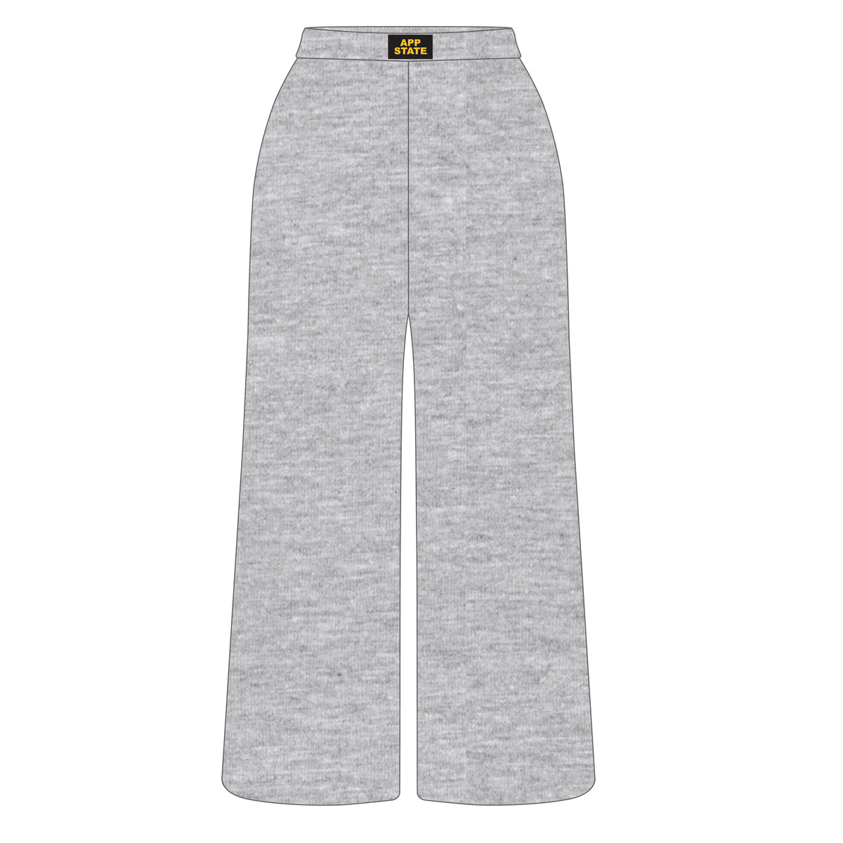The Ava Airy Pants App State Woven Label | Heather Grey
