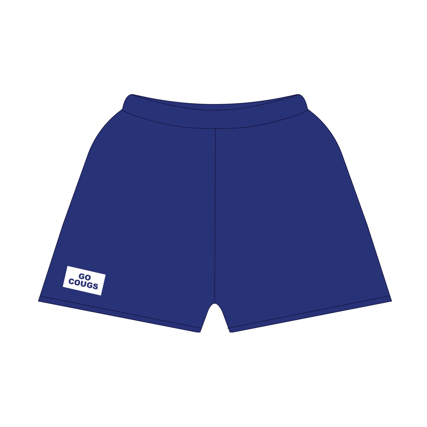 The Becca Shorts Go Cougs Woven Label | Youth Royal