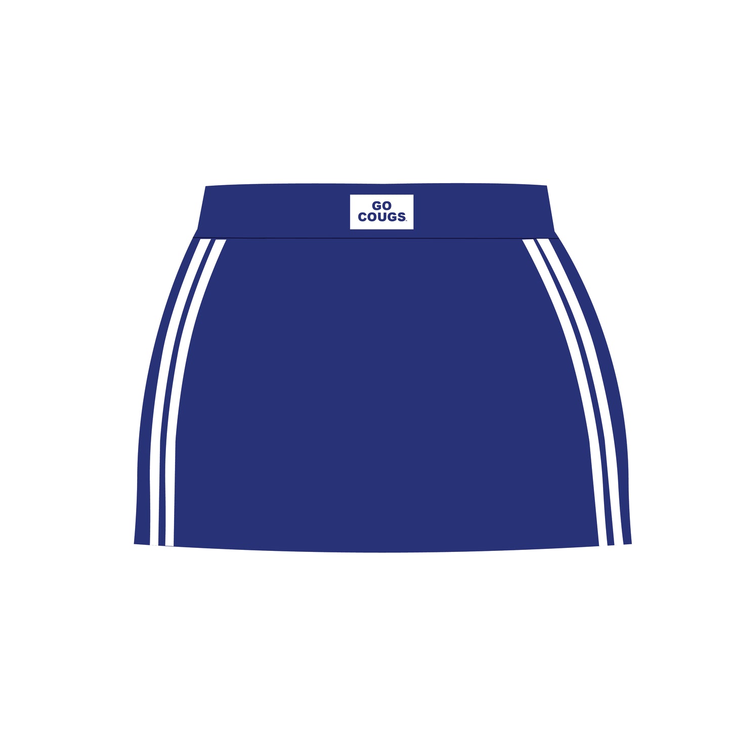 The Savannah Sporty Skort Go Cougs Woven Label | Youth Royal