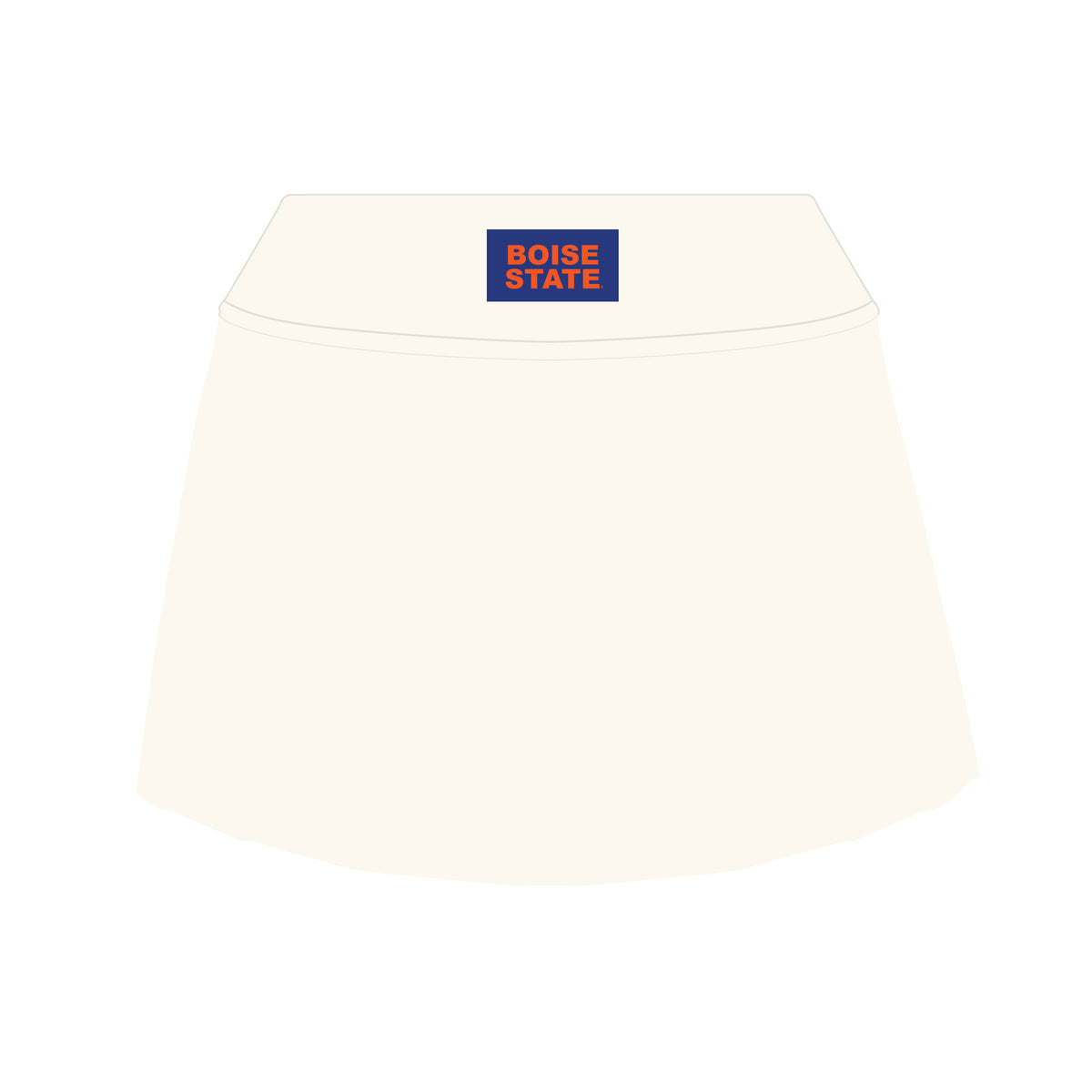 The Alli Tennis Skort Boise State Woven Label | Bone