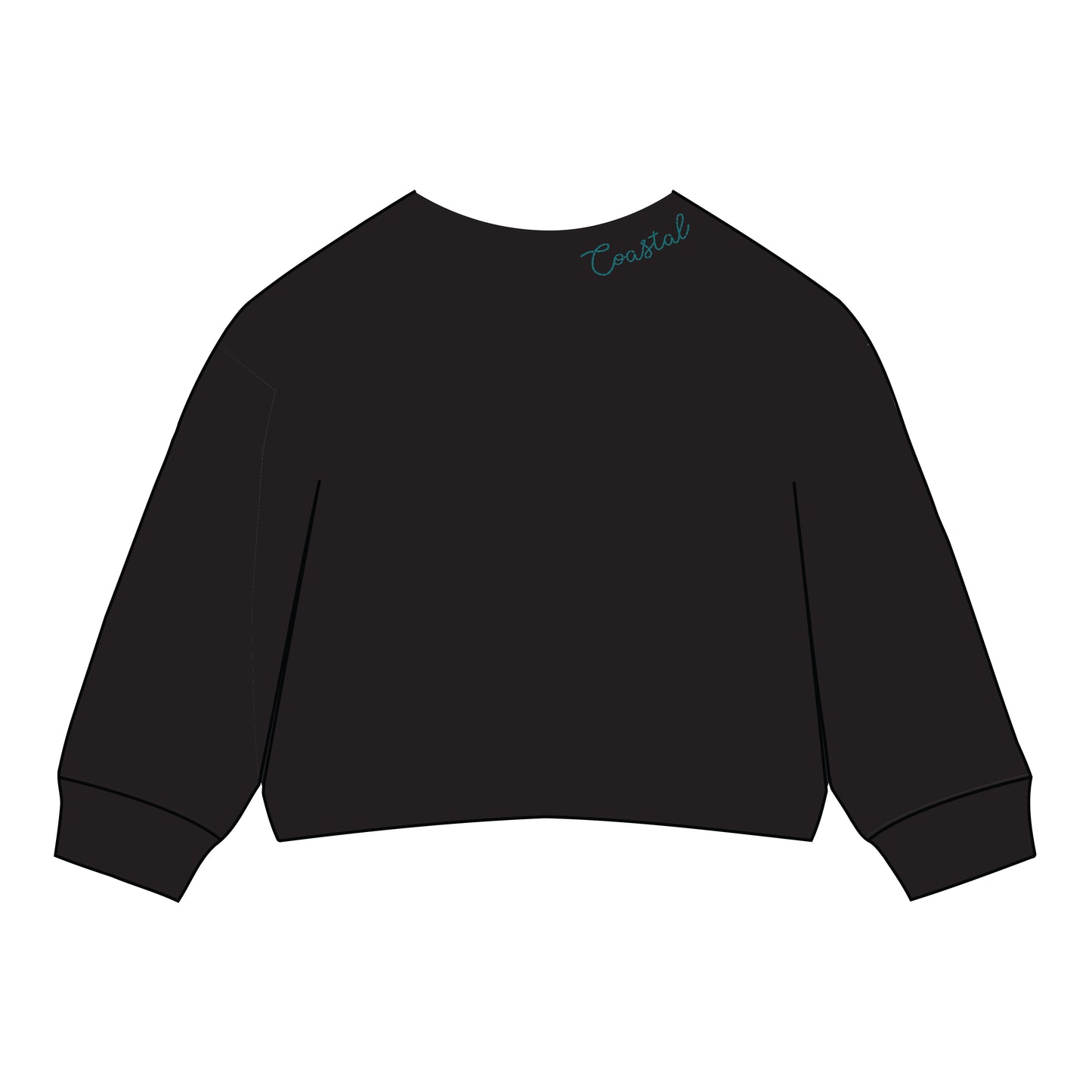 The Lexie Lounge Top Coastal Carolina | Black