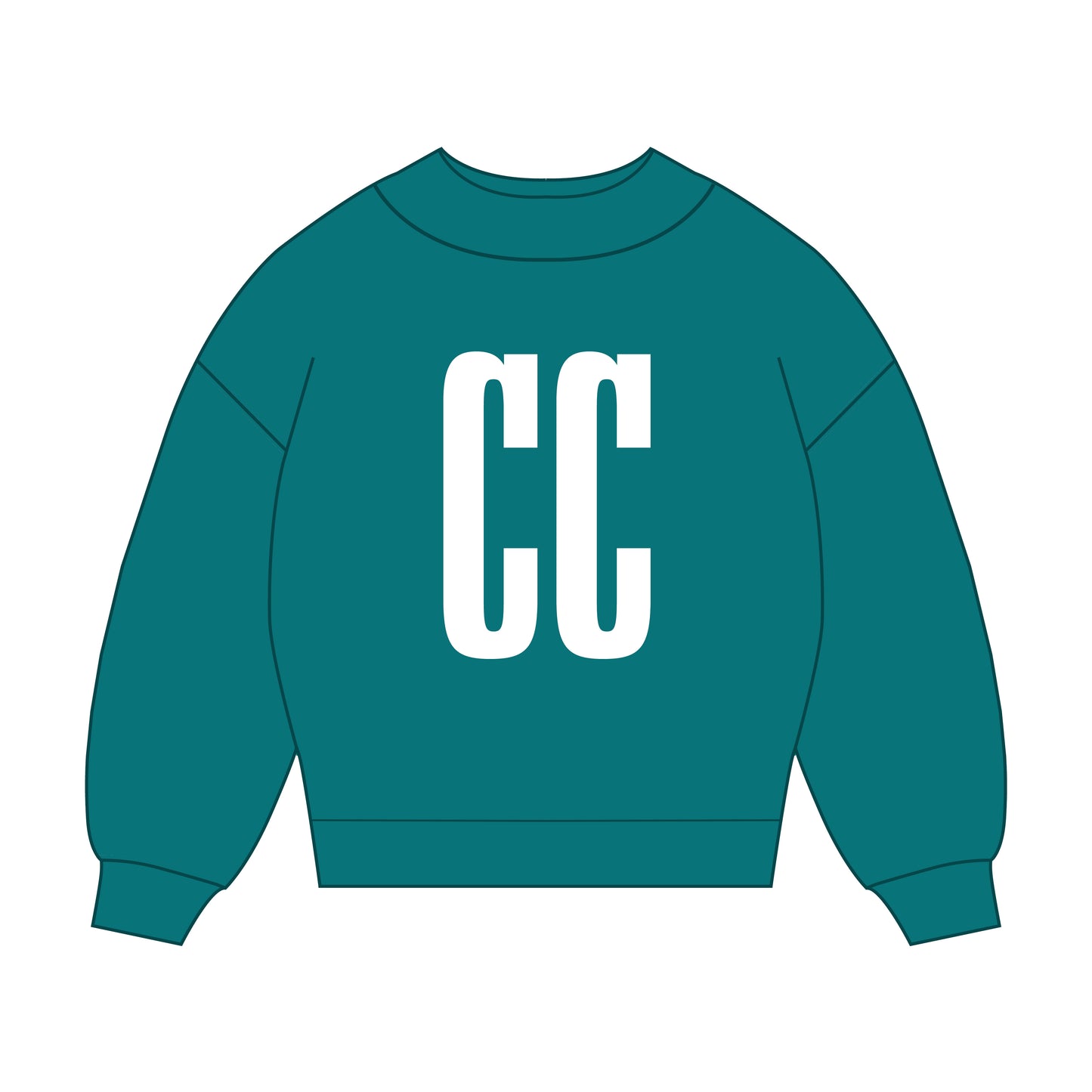 The Madi Varsity Mockneck Coastal Carolina | Teal