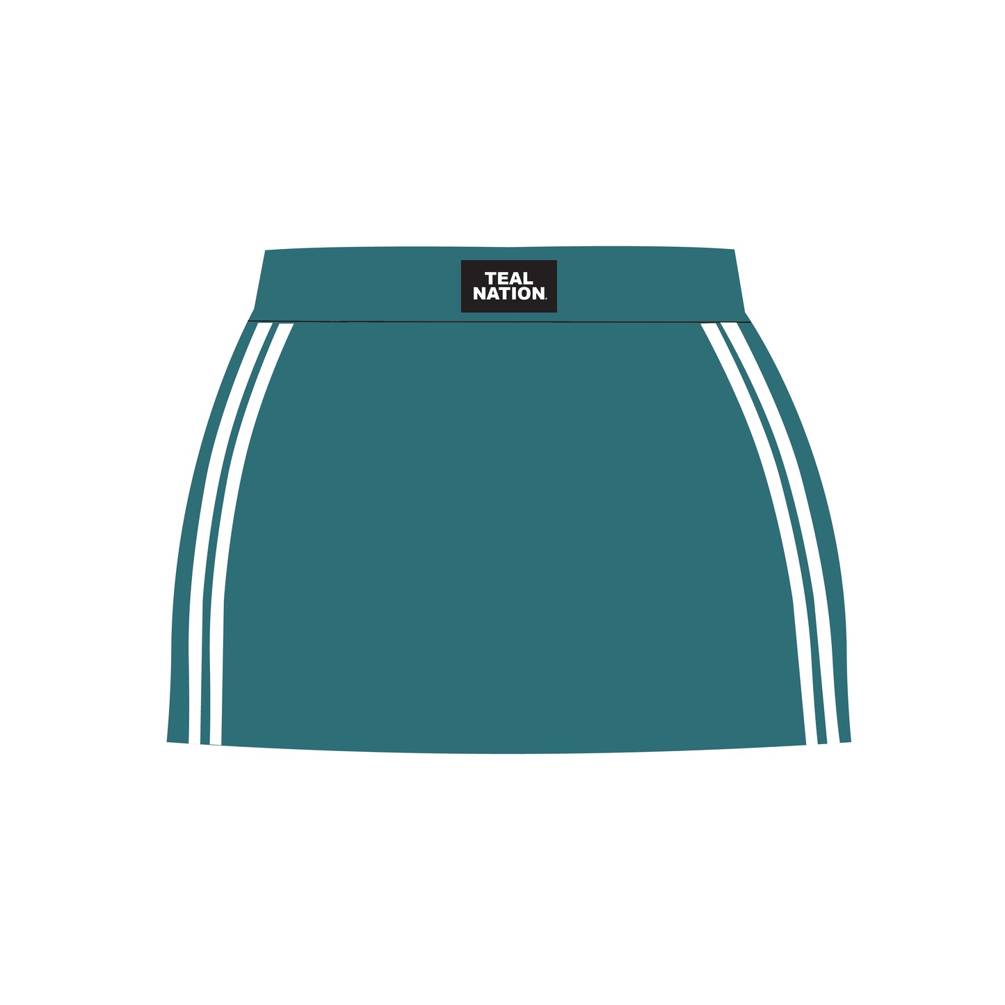 The Savannah Sporty Skort Teal Nation Woven Label | Teal