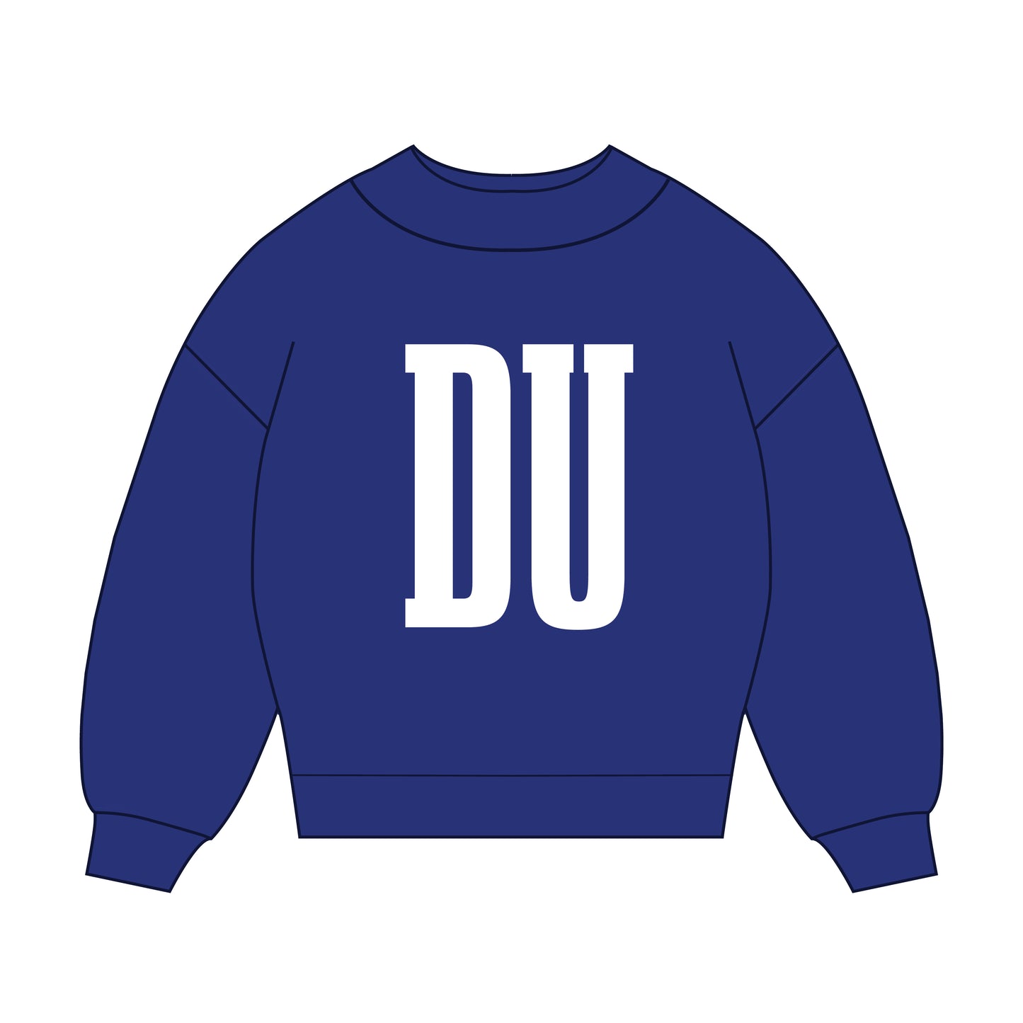 The Madi Varsity Mockneck Duke | Youth Royal