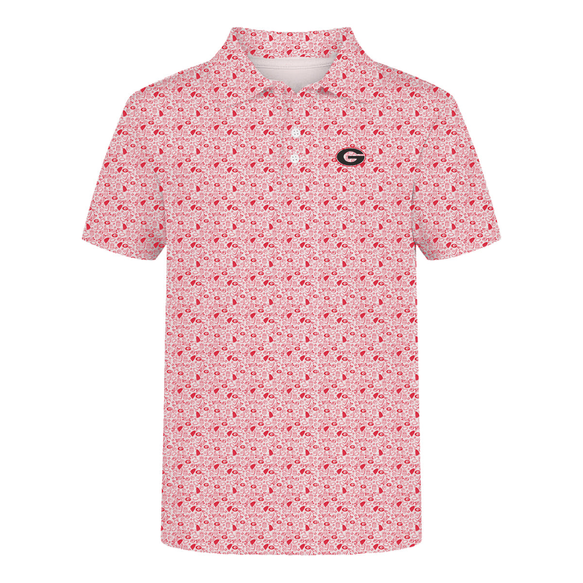 The James Polo Georgia | Youth Bright Red