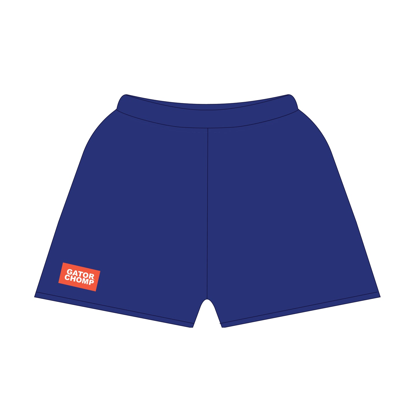 The Becca Shorts Gator Chomp Woven Label | Royal