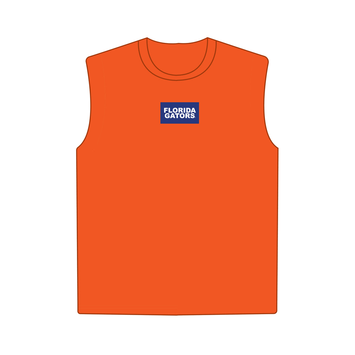 The Anna Active Tank Florida Gators Woven Label | Orange