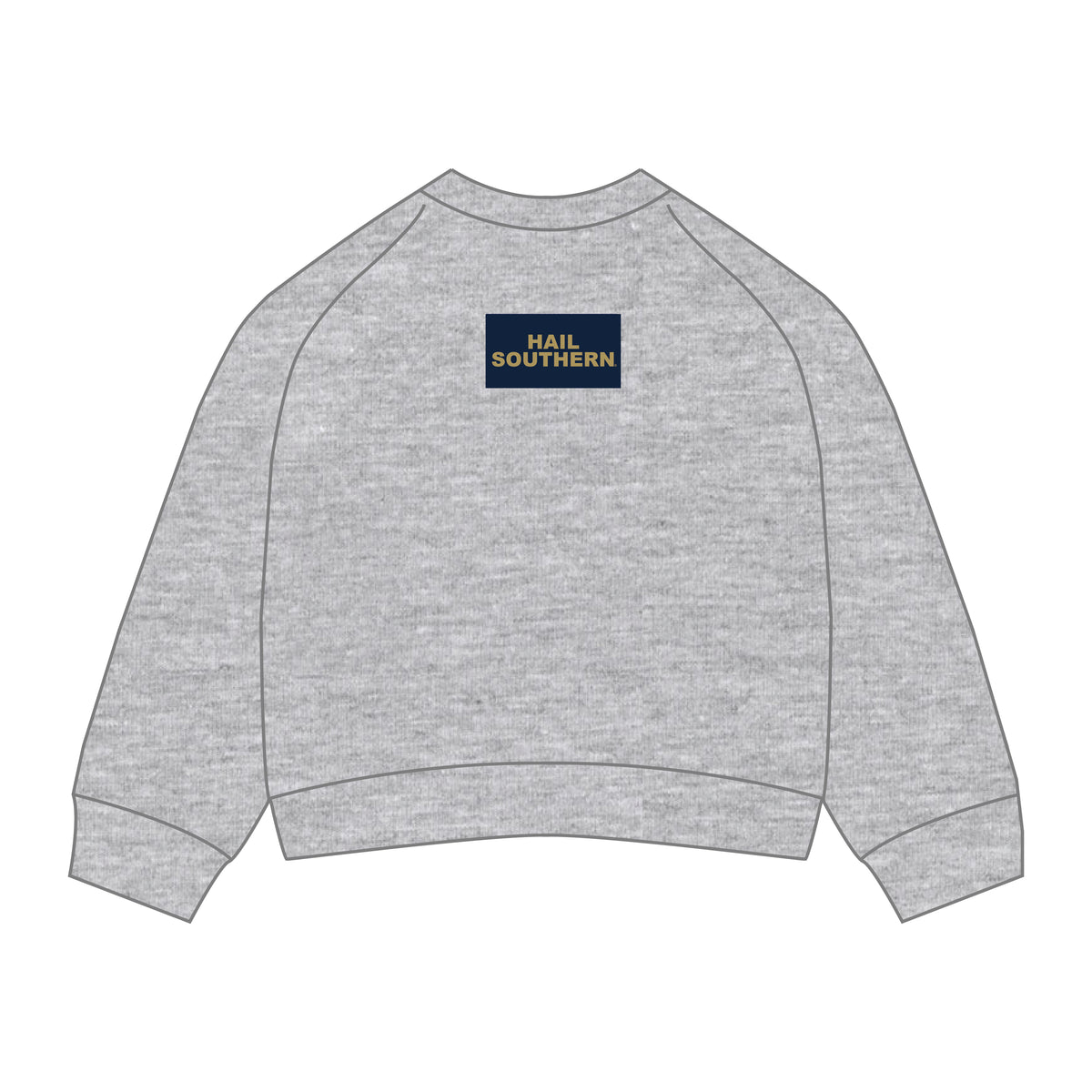 The Ava Airy Crewneck Hail Southern Woven Label | Heather Grey