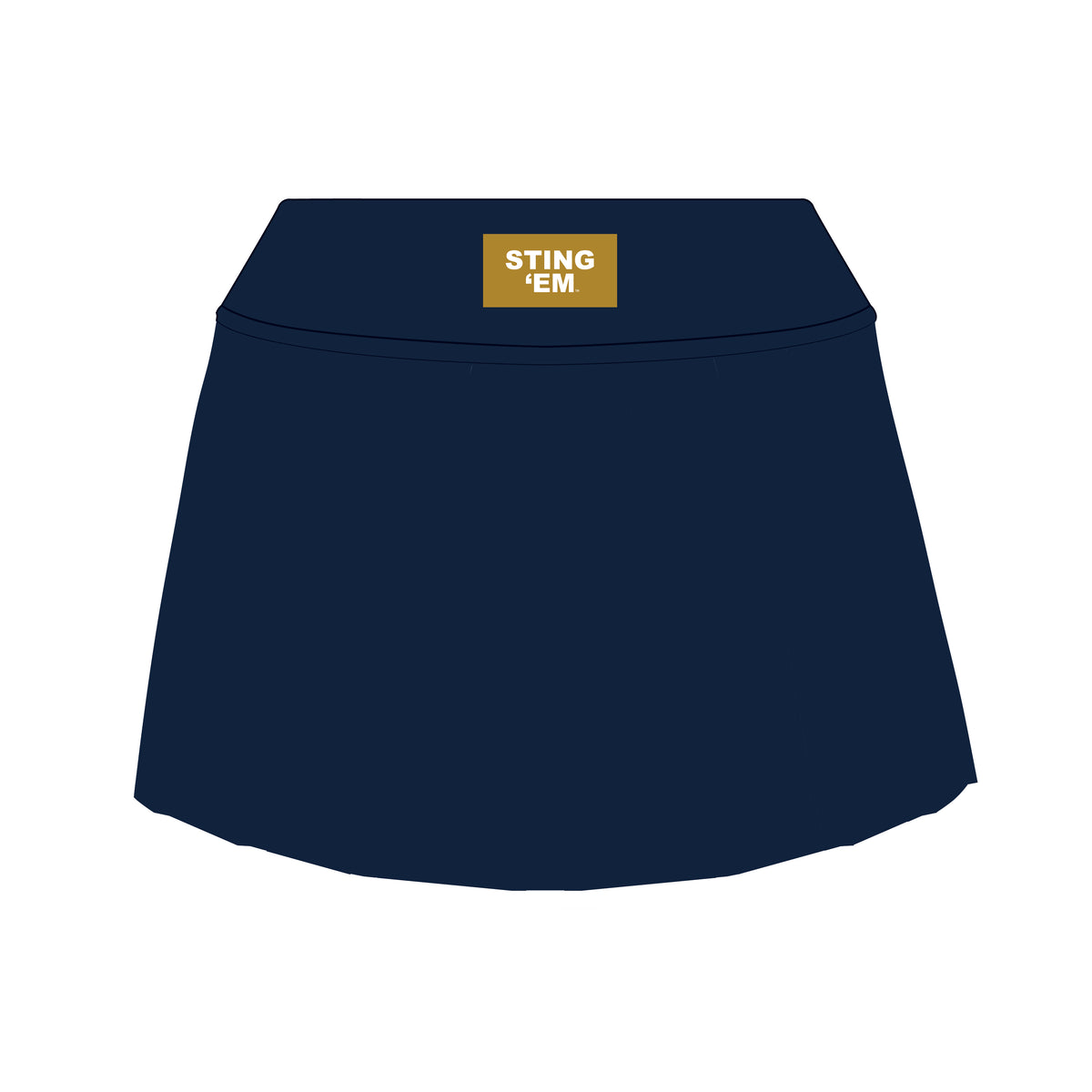 The Alli Tennis Skort Sting 'Em Woven Label | Youth Navy