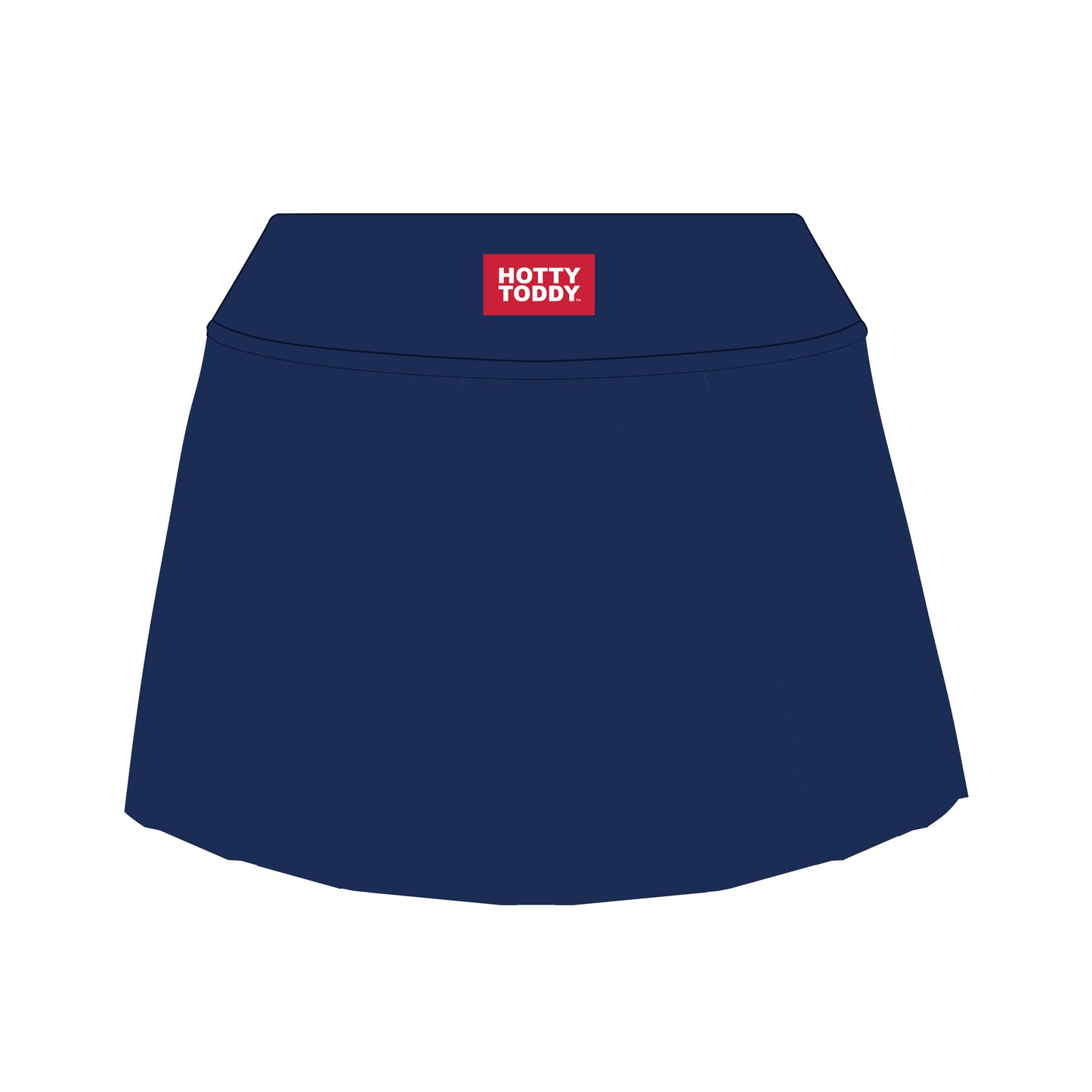 The Alli Tennis Skort Hotty Toddy Woven Label | Navy