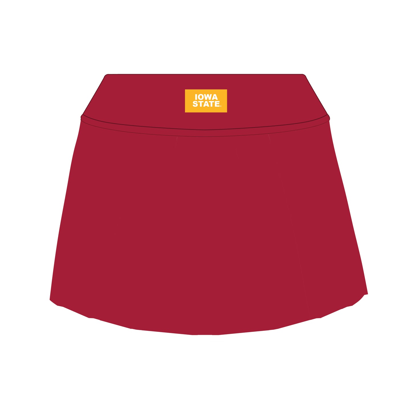 The Alli Tennis Skort Iowa State Woven Label | Crimson