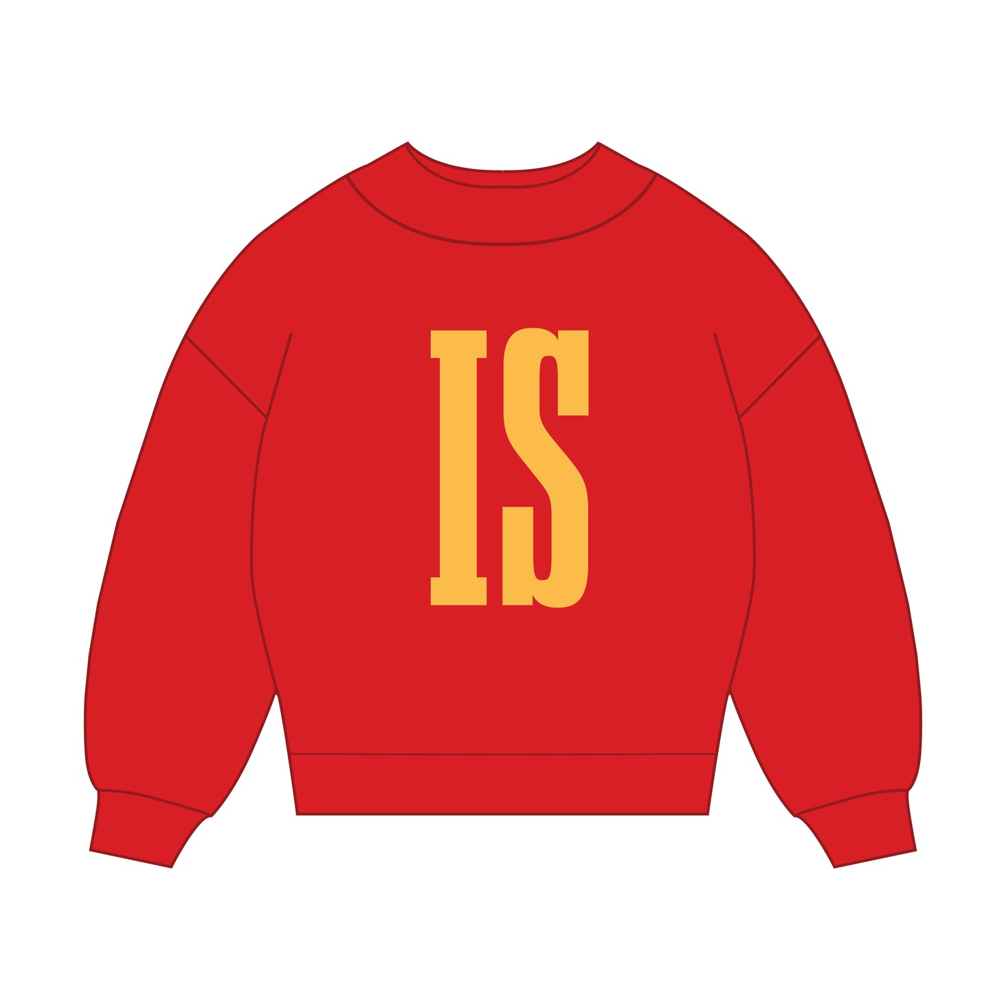 The Madi Varsity Mockneck Iowa State | Youth Crimson