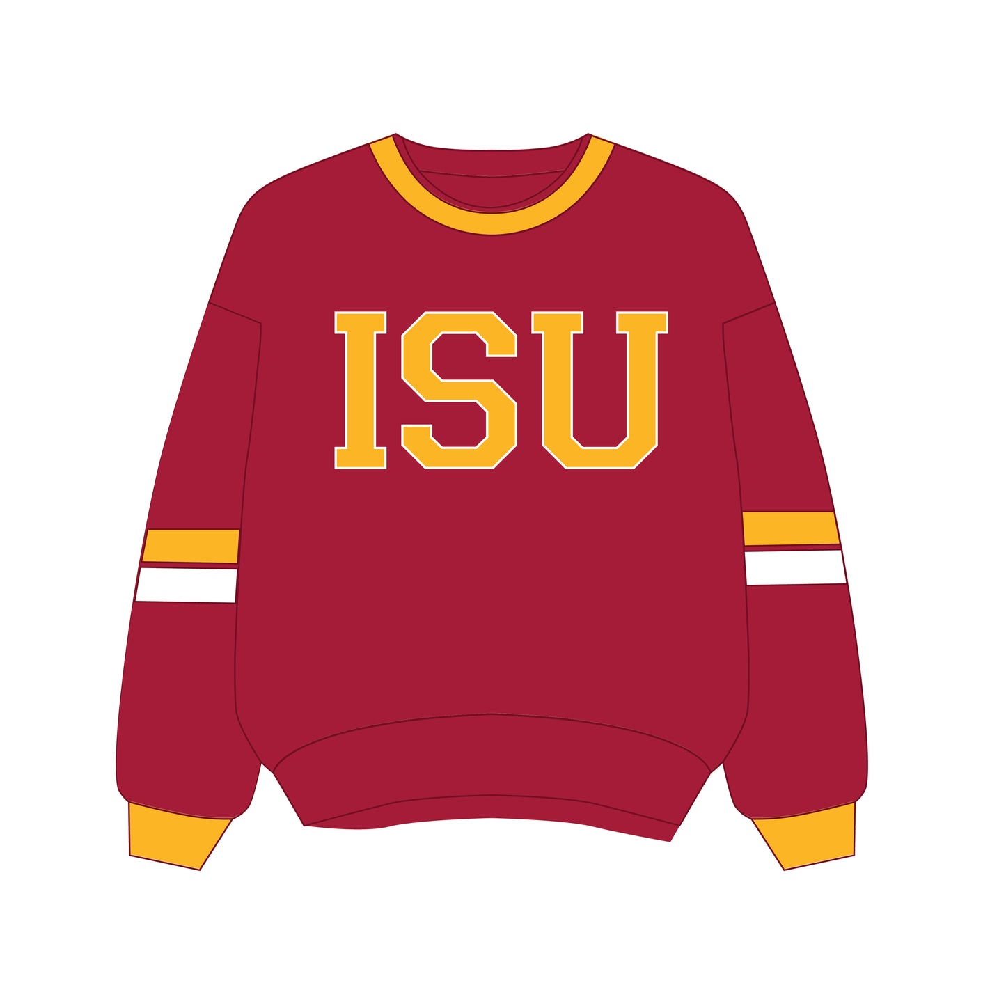 The Virginia Varsity Crewneck Iowa State | Youth Crimson