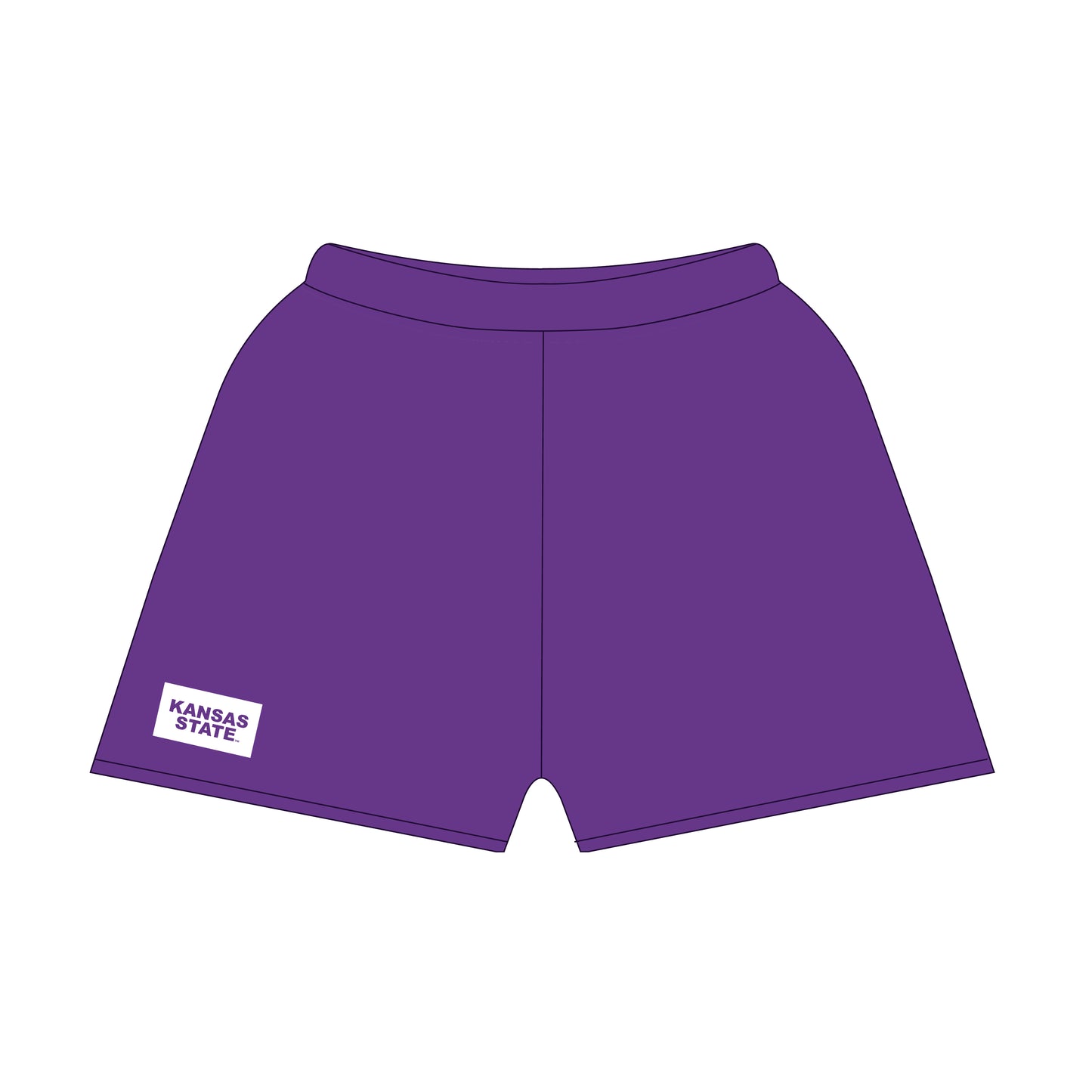 The Becca Shorts Kansas State Woven Label | Youth Purple