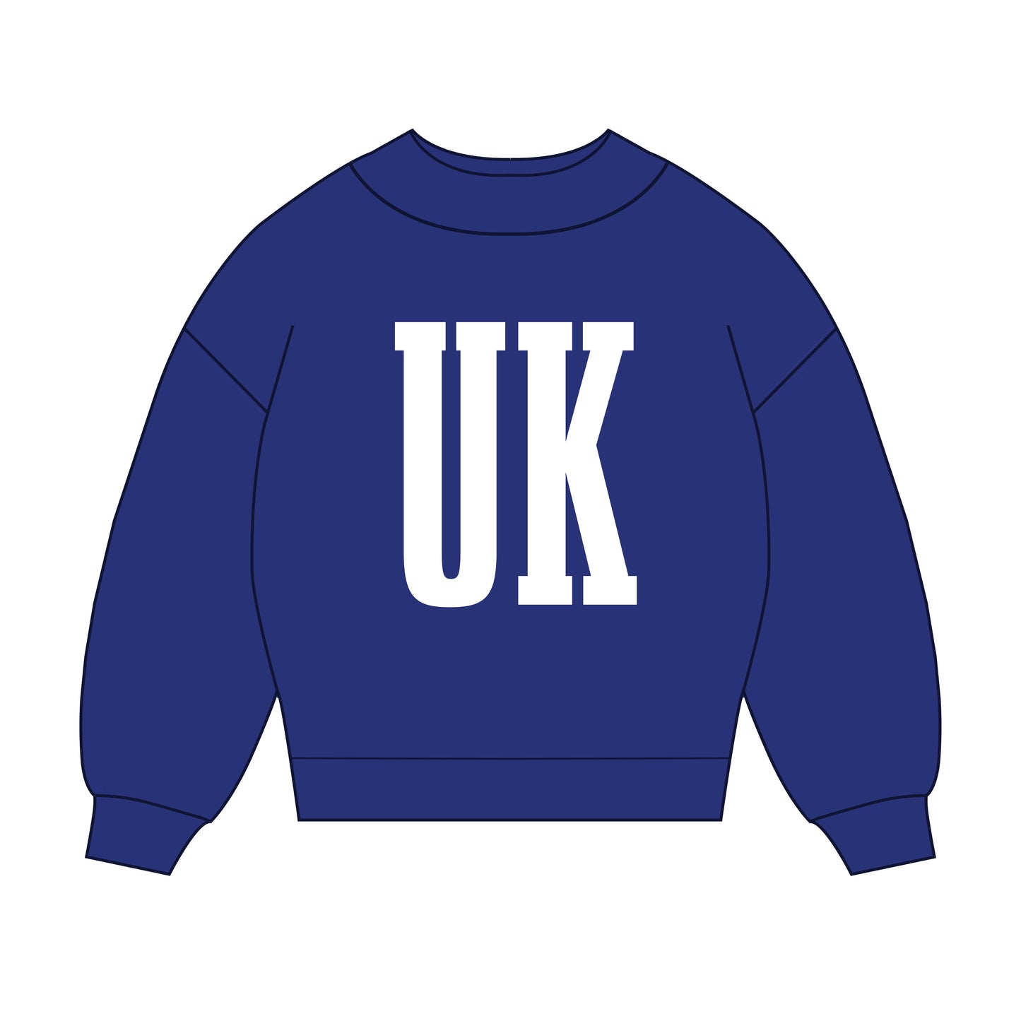 The Madi Varsity Mockneck Kentucky | Royal