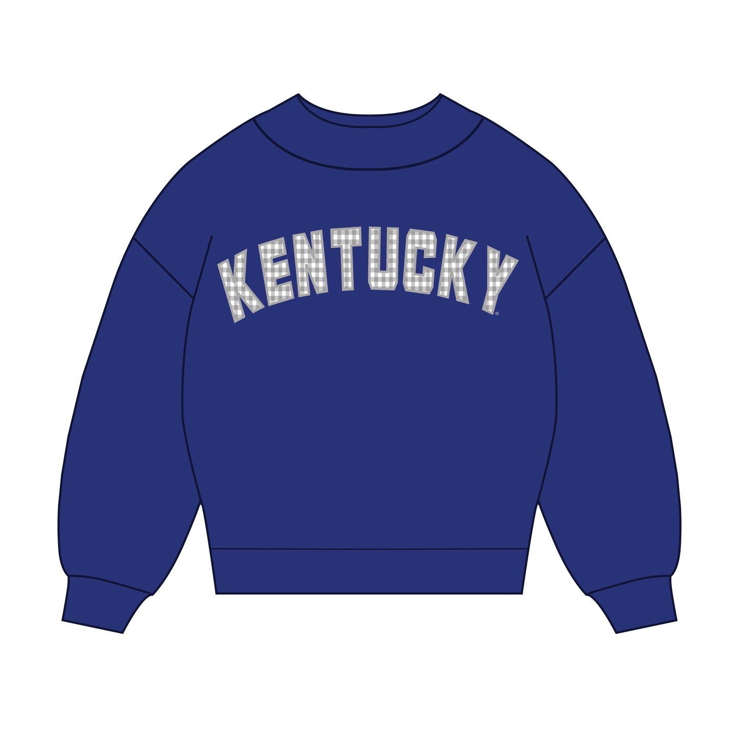 The Mallory Gingham Mockneck Kentucky | Youth Royal