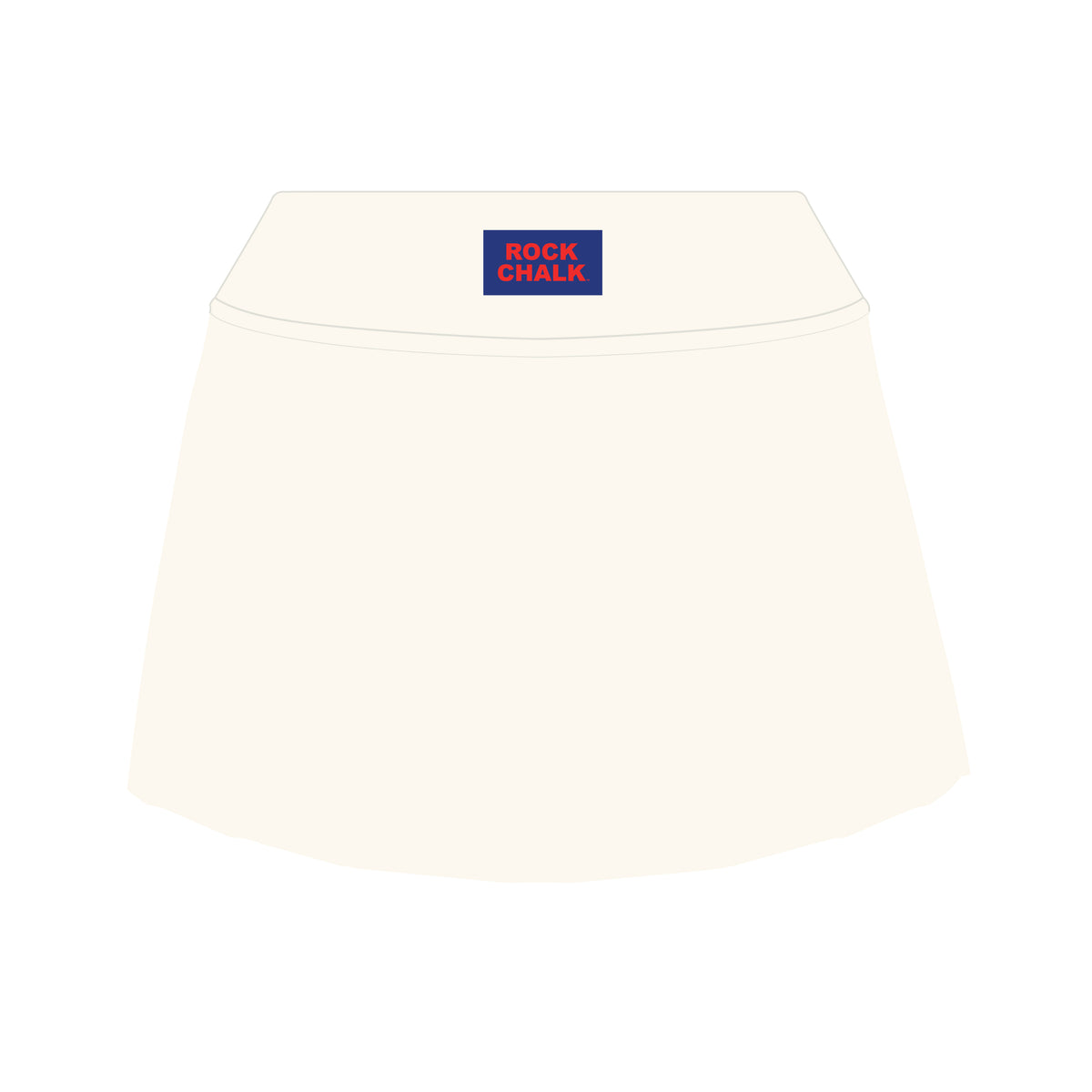 The Alli Tennis Skort Rock Chalk Woven Label | Bone