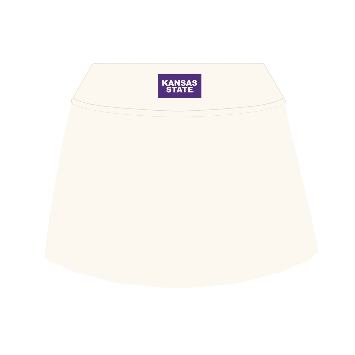 The Alli Tennis Skort Kansas State Woven Label | Bone