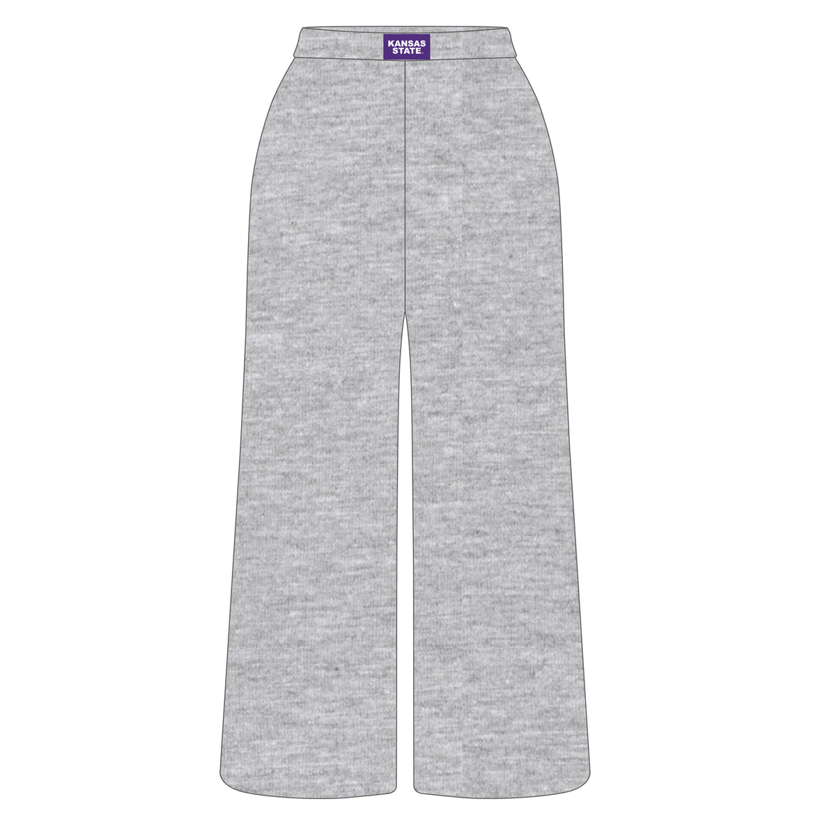 The Ava Airy Pants Kansas State Woven Label | Heather Grey