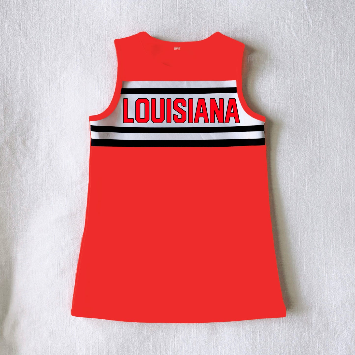 The Classic Cheer Dress Louisiana | Youth Bright Red