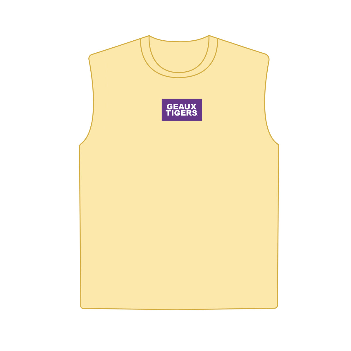 The Anna Active Tank Geaux Tigers Woven Label | Butter