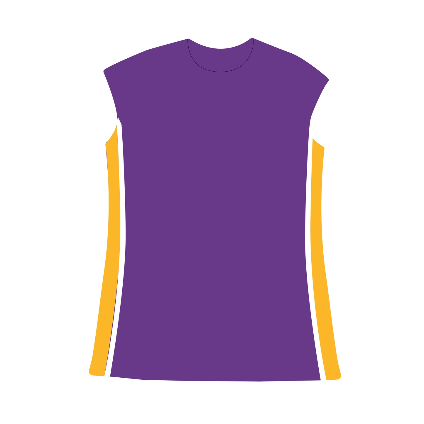 The Campbell Cap Sleeve Dress Geaux Tigers Woven Label | Purple