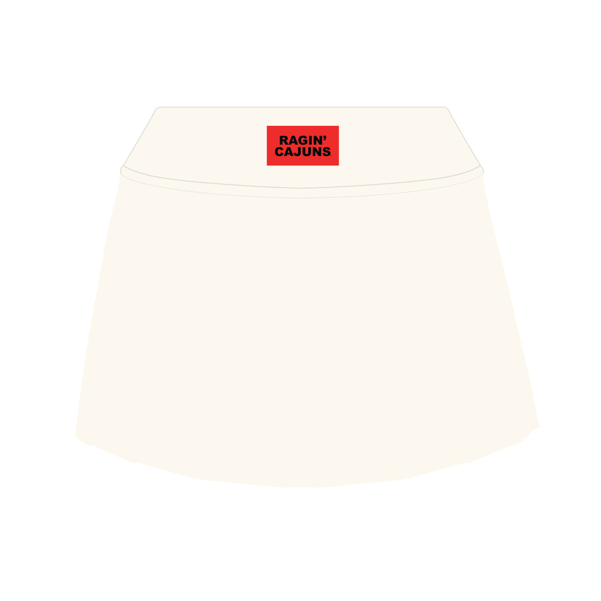 The Alli Tennis Skort Ragin' Cajuns Woven Label | Bone