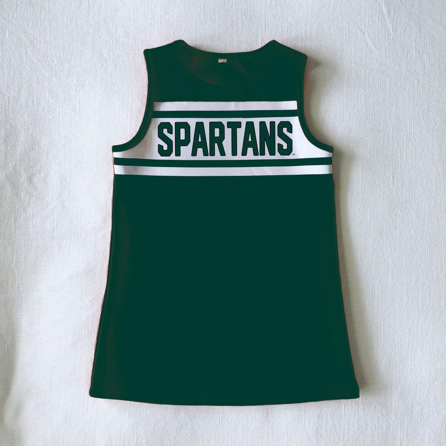 The Classic Cheer Dress Michigan State | Youth Dark Green