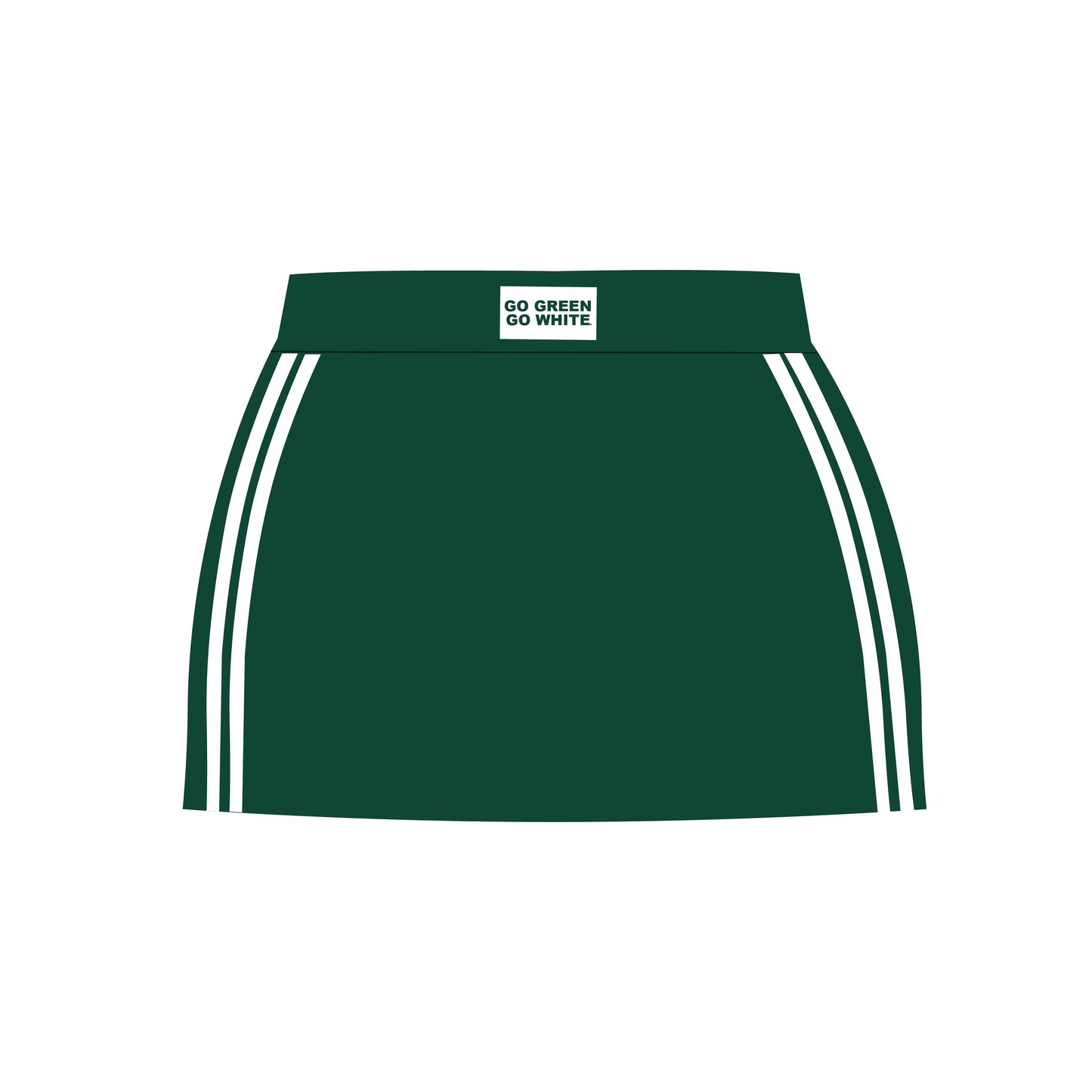 The Savannah Sporty Skort Go Green Go White Woven Label | Youth Dark Green
