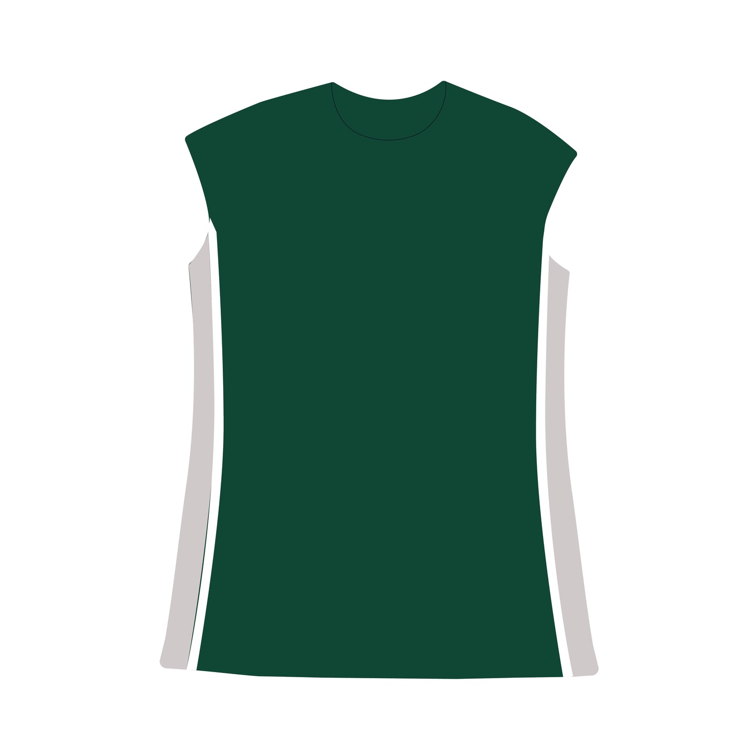 The Campbell Cap Sleeve Dress Go Green Go White Woven Label | Youth Dark Green