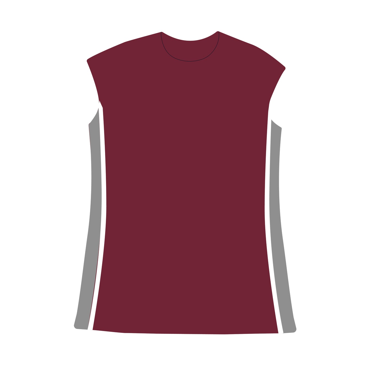 The Campbell Cap Sleeve Dress Hail State Woven Label | Deep Maroon