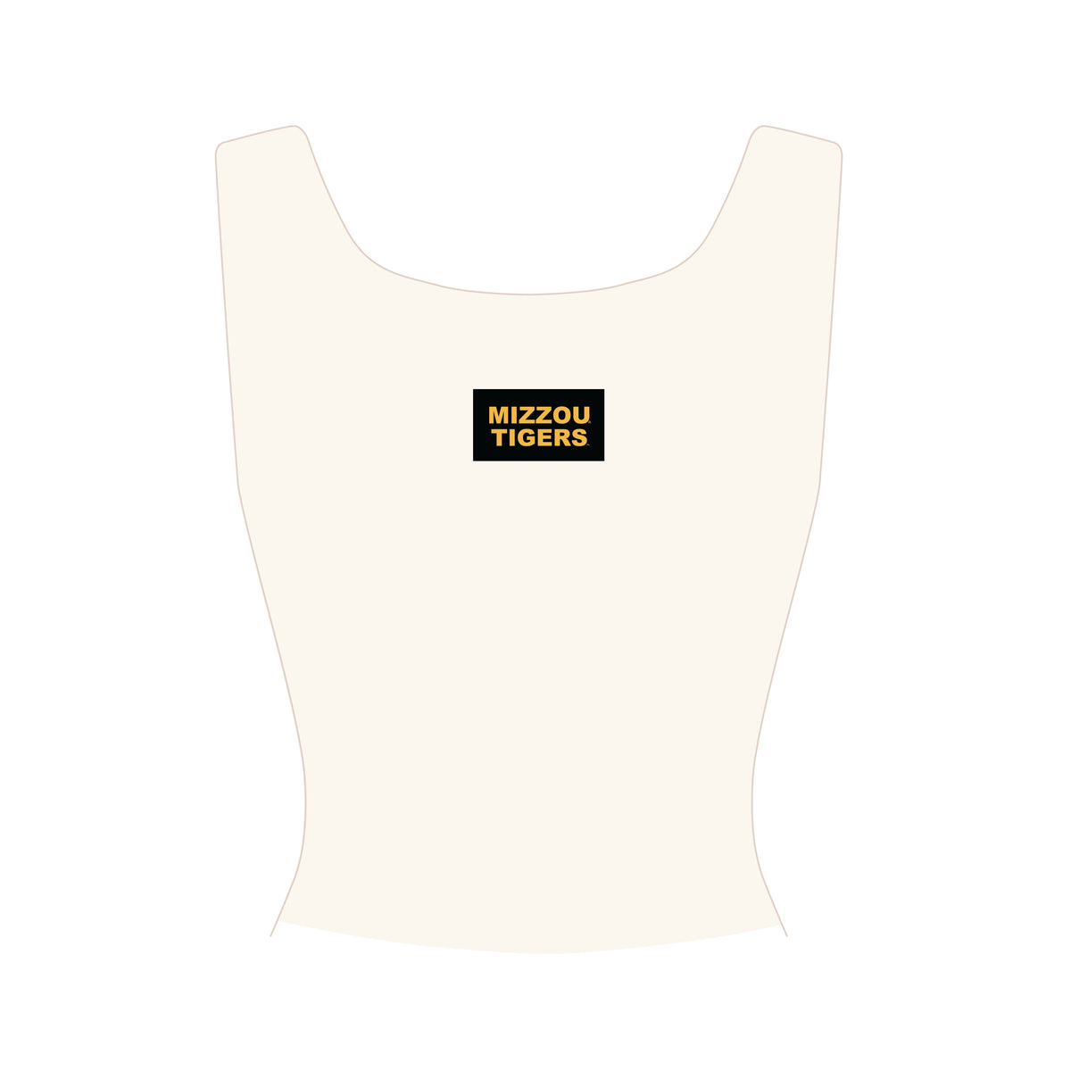 The Alli Ribbed Tank Mizzou Tigers Woven Label | Youth Bone