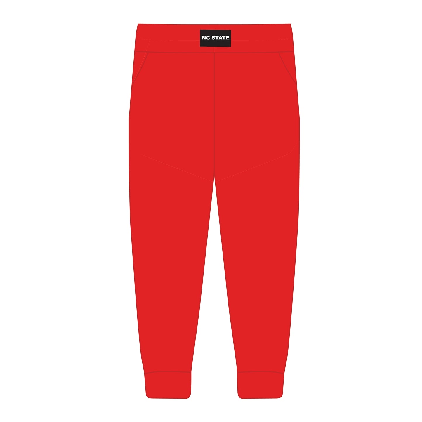 The Becca Joggers NC State Woven Label | Youth Bright Red
