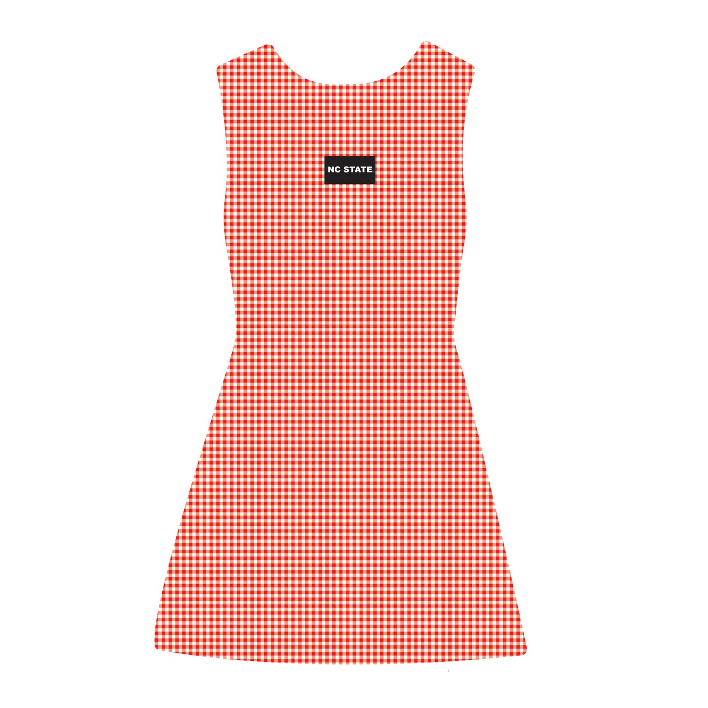 The Grace Gingham Dress NC State Woven Label | Youth Bright Red