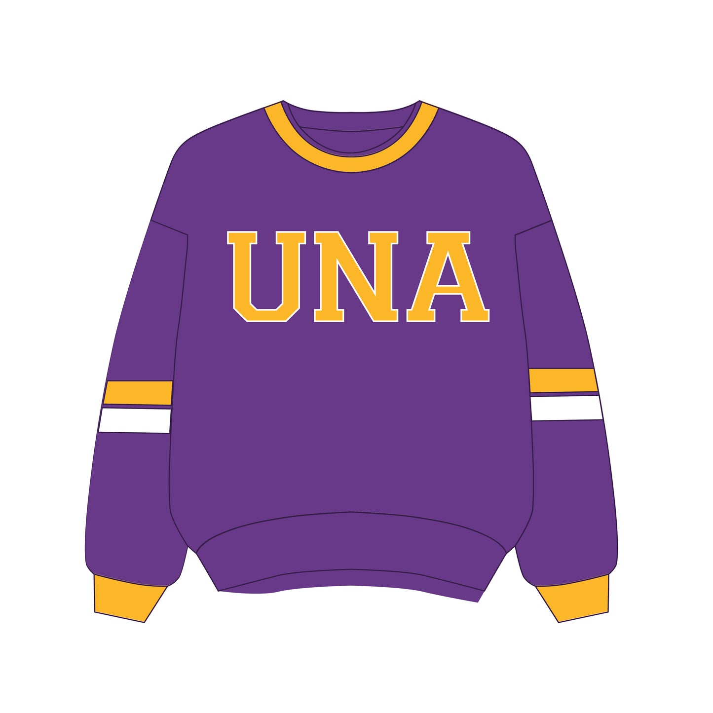 The Virginia Varsity Crewneck North Alabama | Youth Purple