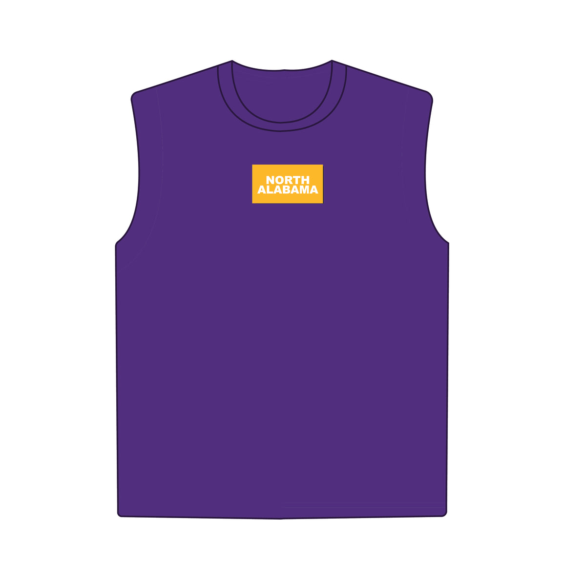 The Anna Active Tank North Alabama Woven Label | Youth Purple