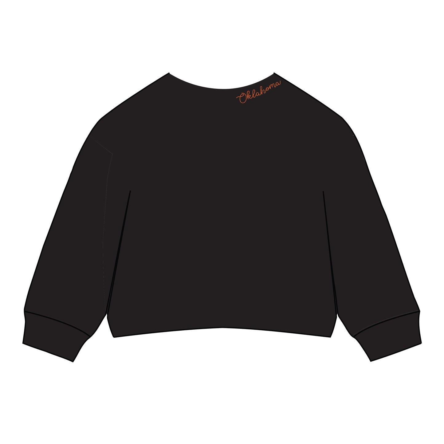 The Lexie Lounge Top Oklahoma State | Black