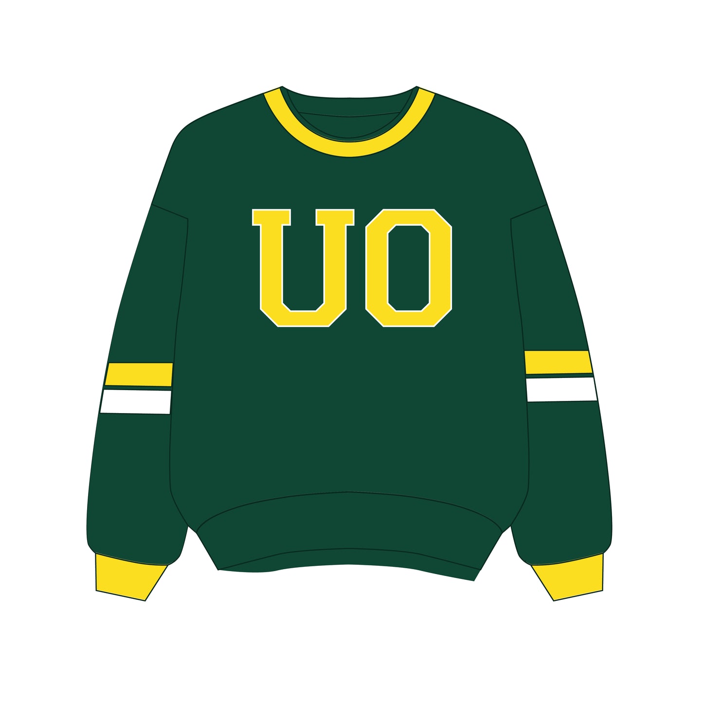 The Virginia Varsity Crewneck Oregon | Youth Kelly Green