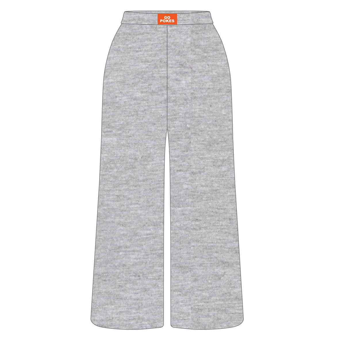 The Ava Airy Pants Go Pokes Woven Label | Youth Heather Grey