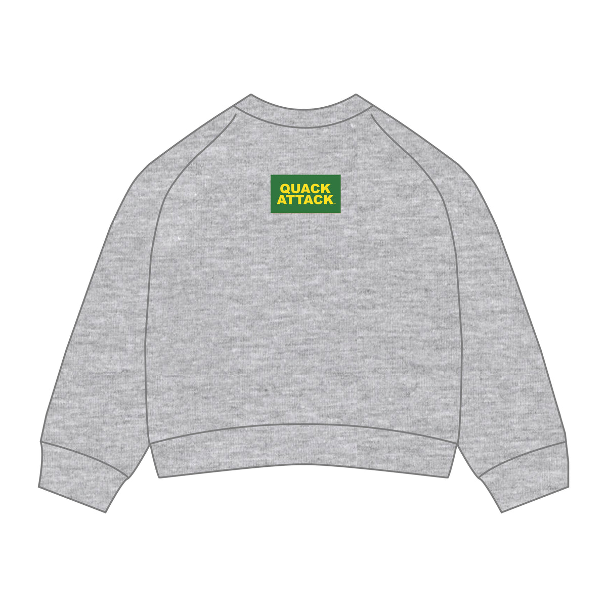 The Ava Airy Crewneck Quack Attack | Heather Grey