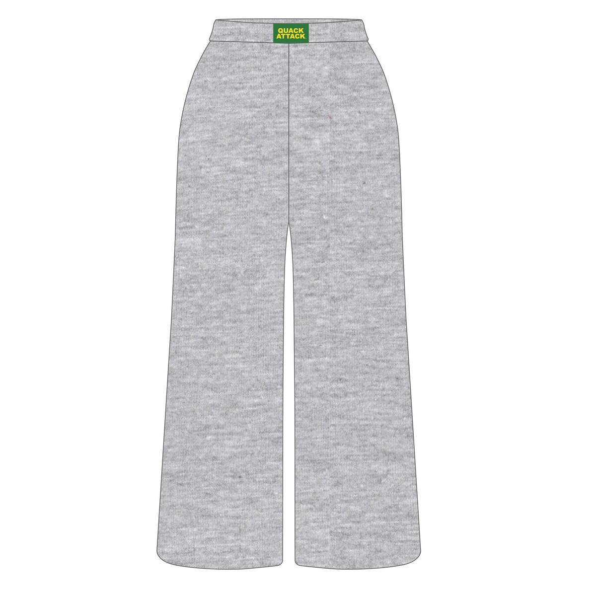 The Ava Airy Pants Quack Attack Woven Label | Heather Grey