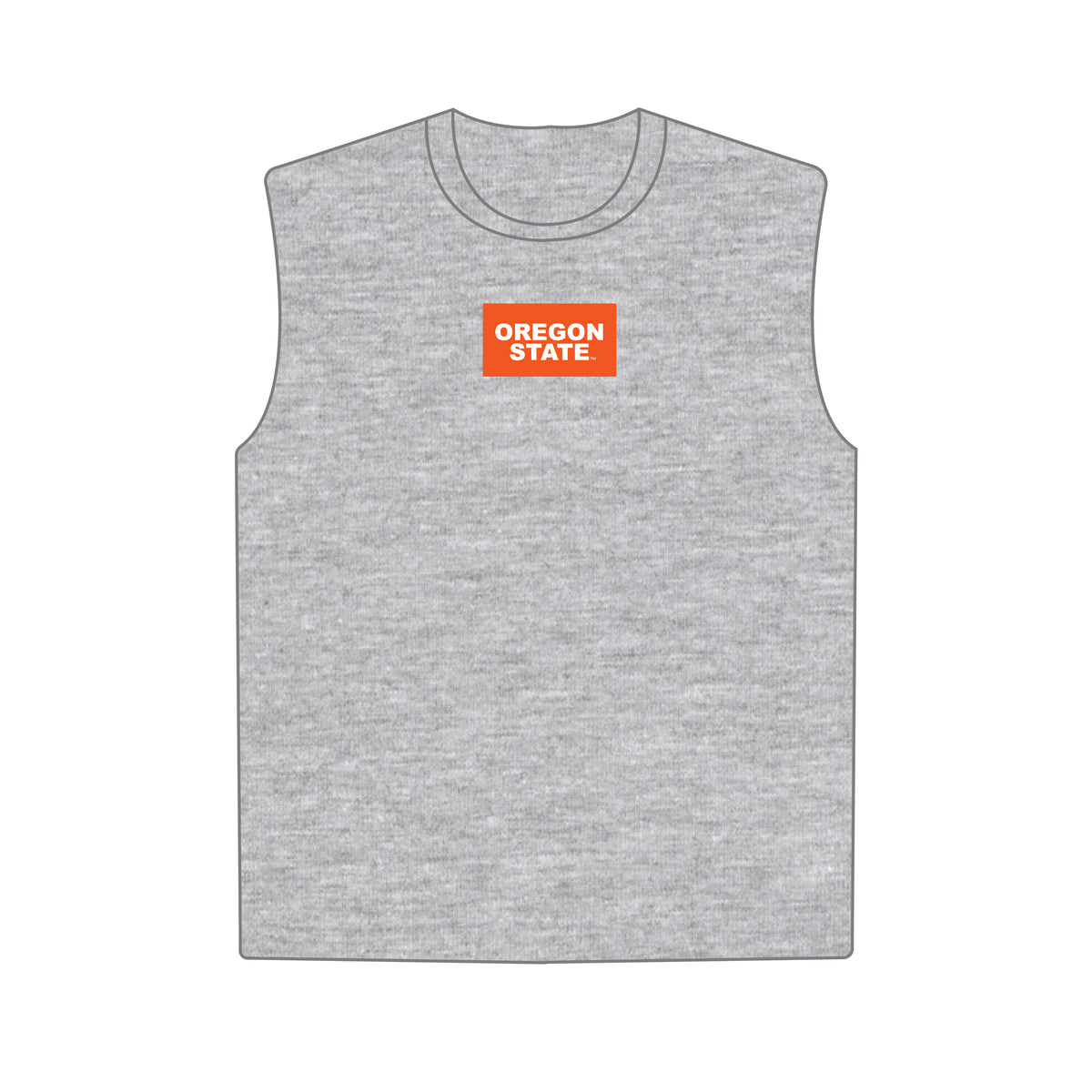 The Anna Active Tank Beaver Fever Woven Label | Youth Heather Grey