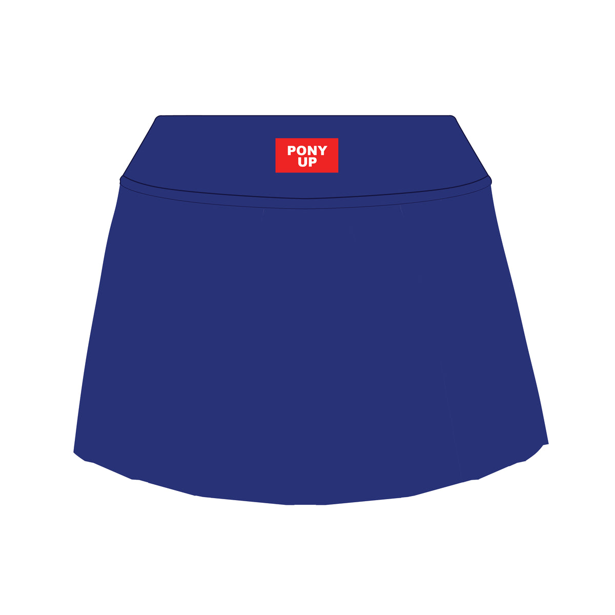 The Alli Tennis Skort Pony Up Woven Label | Royal