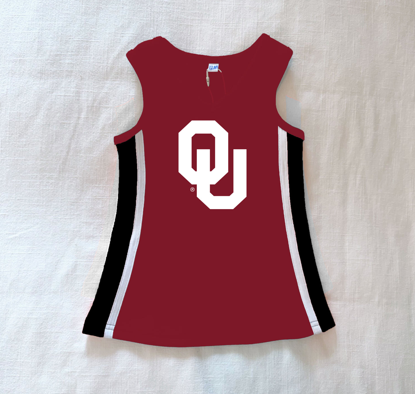 The Power Stripe Cheer Dress Oklahoma | Youth Crimson