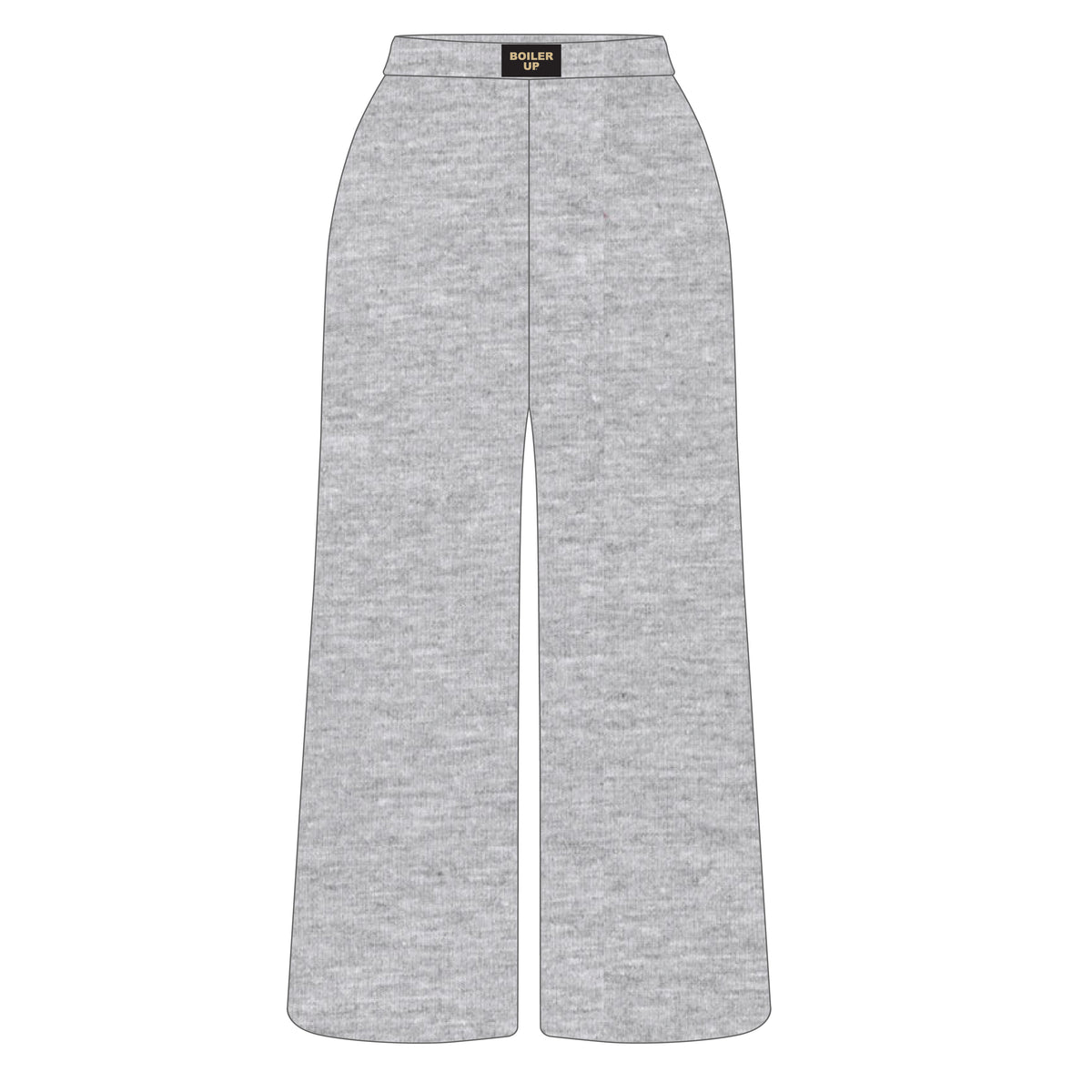 The Ava Airy Pants Boiler Up Woven Label | Heather Grey