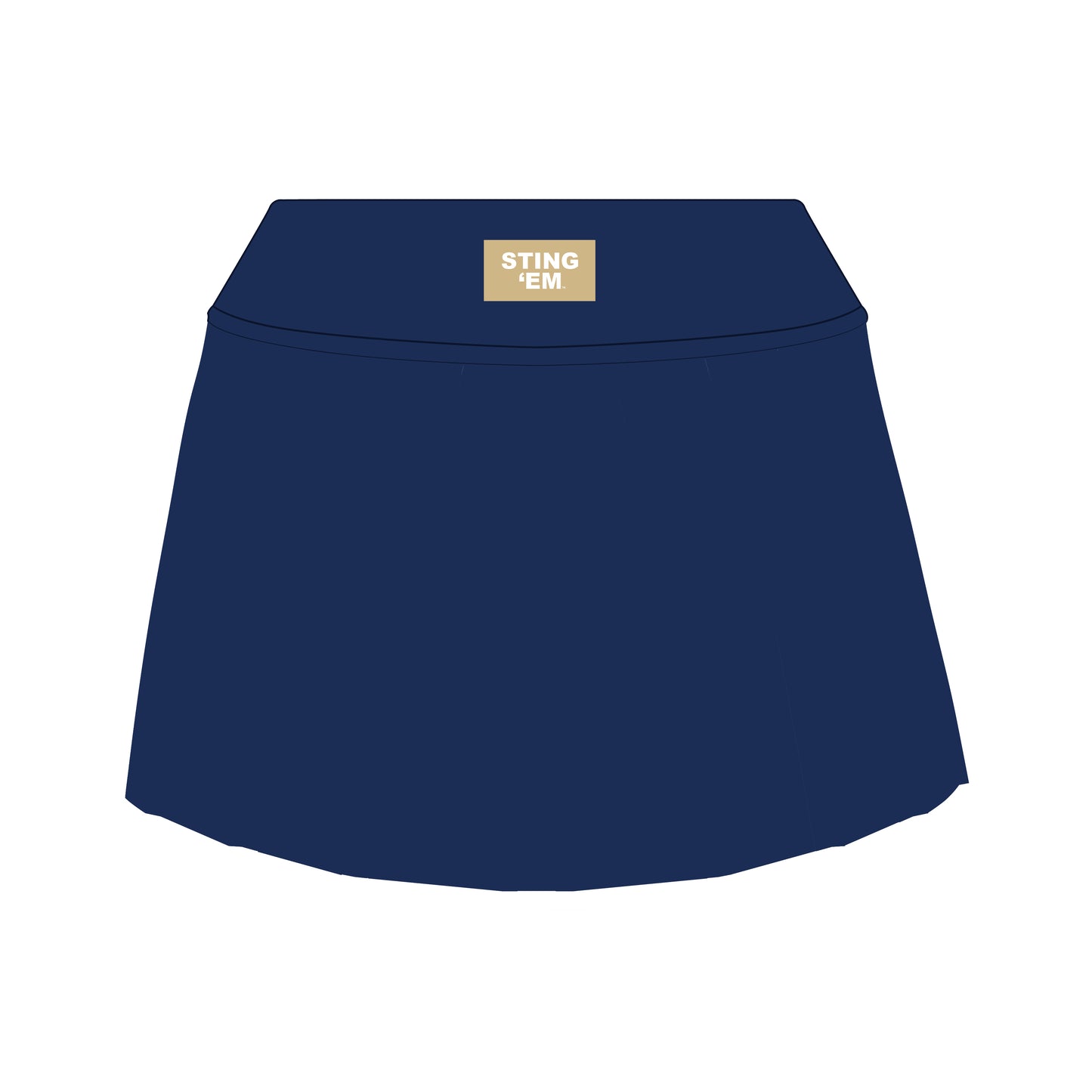 The Alli Tennis Skort Sting 'Em Woven Label | Navy