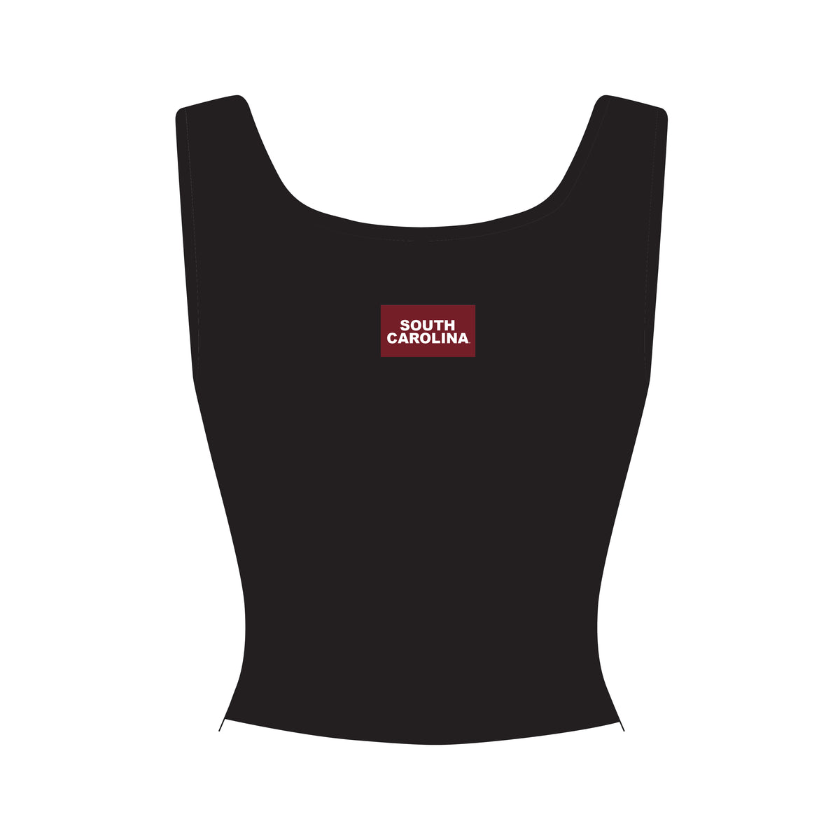 The Alli Ribbed Tank South Carolina Woven Label | Youth Black