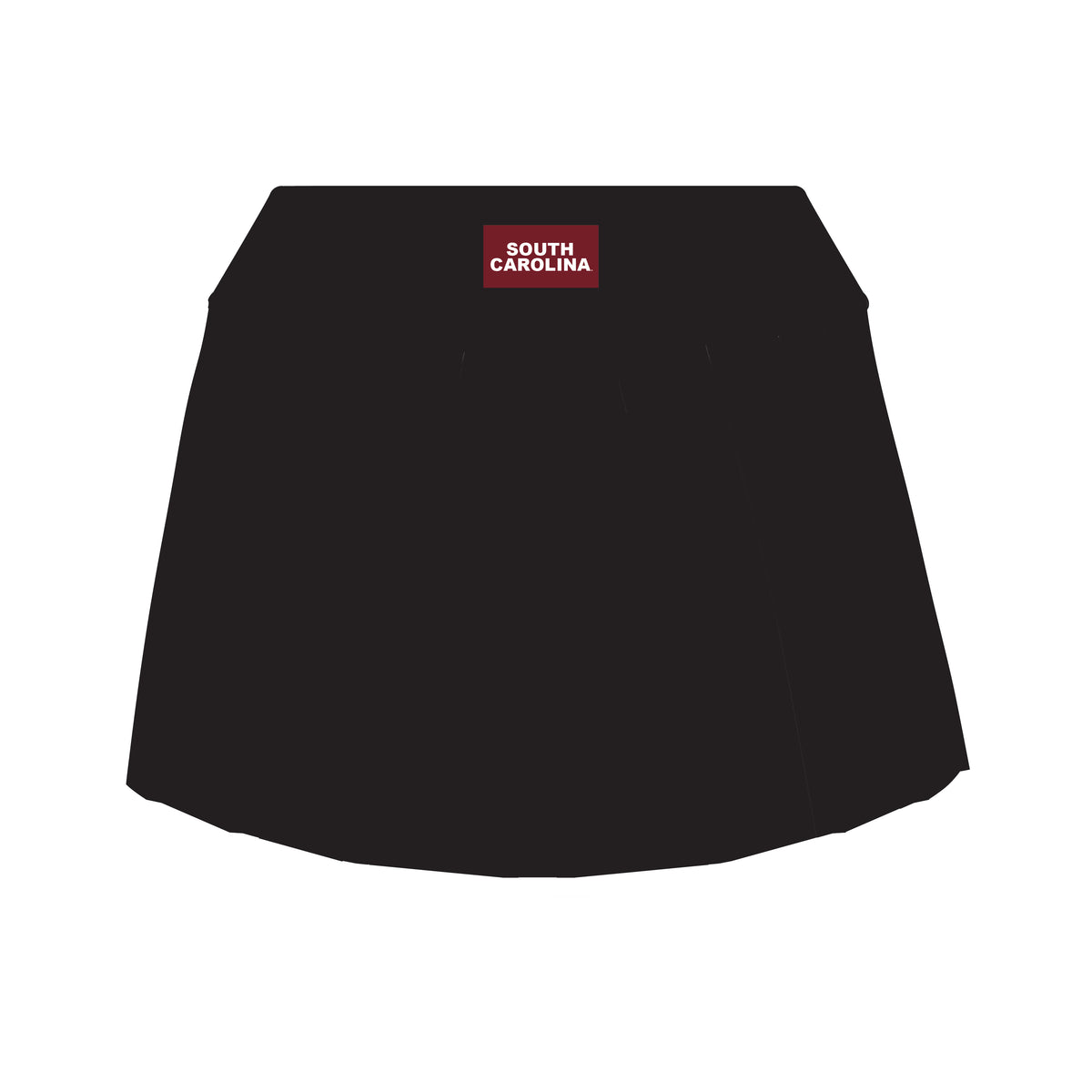 The Alli Tennis Skort South Carolina Woven Label | Black