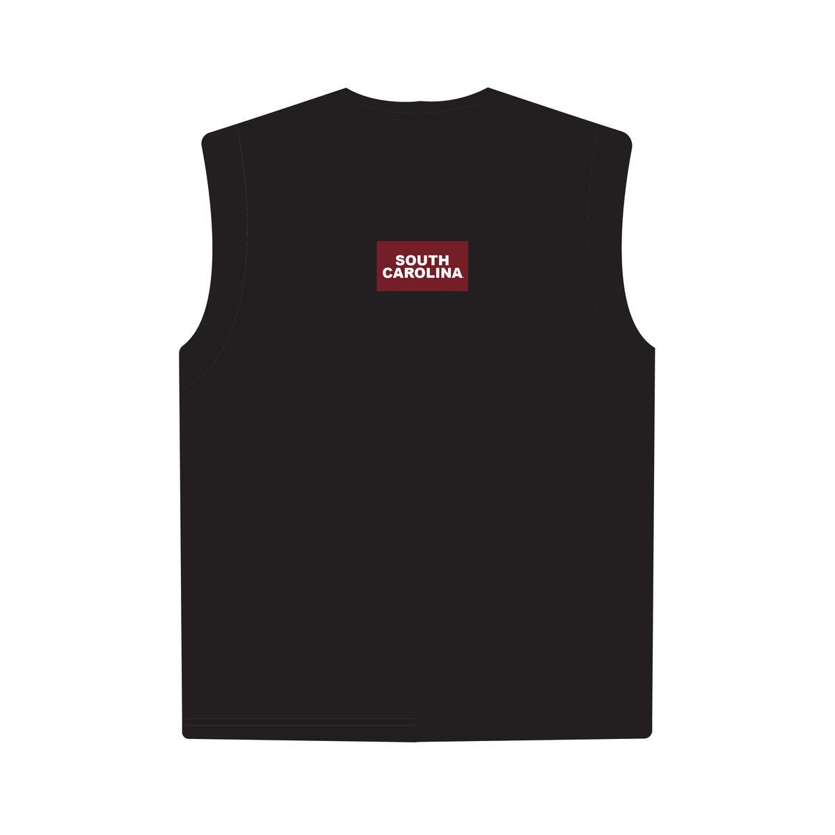 The Anna Active Tank South Carolina Woven Label | Black