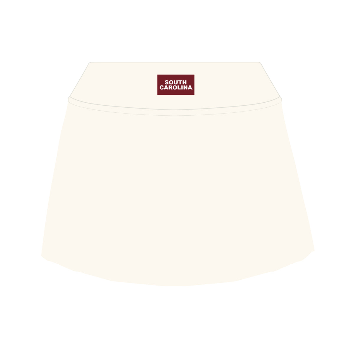 The Alli Tennis Skort South Carolina Woven Label | Bone